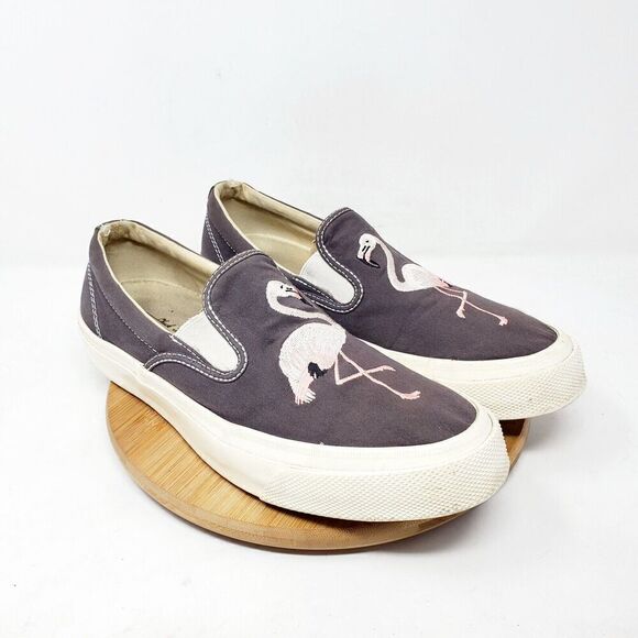 Converse Chuck Taylor 70 Shoes Womens 10 Grey Flamingo Slip On Sneakers - Picture 2 of 15